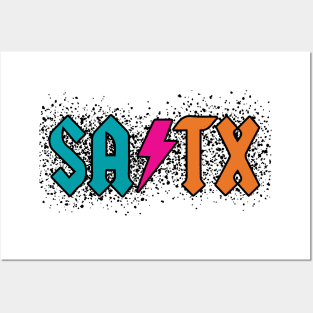 SATX Retro Rocker Style Posters and Art